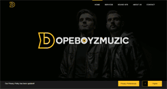 Desktop Screenshot of dopeboyzmuzic.com